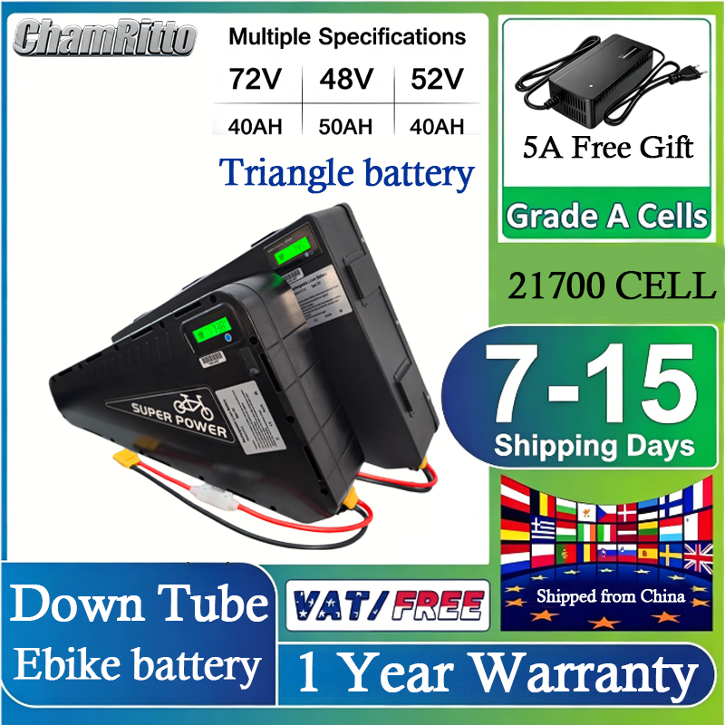 72V 50Ah 21700 Lithium Battery - 72V 챔 라이더 3000W 전기 자전거