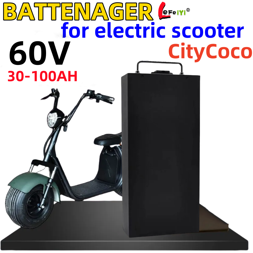 60V 50Ah Electric Scooter Battery - Harley Citycoco 60v 100Ah 전기 오토바이