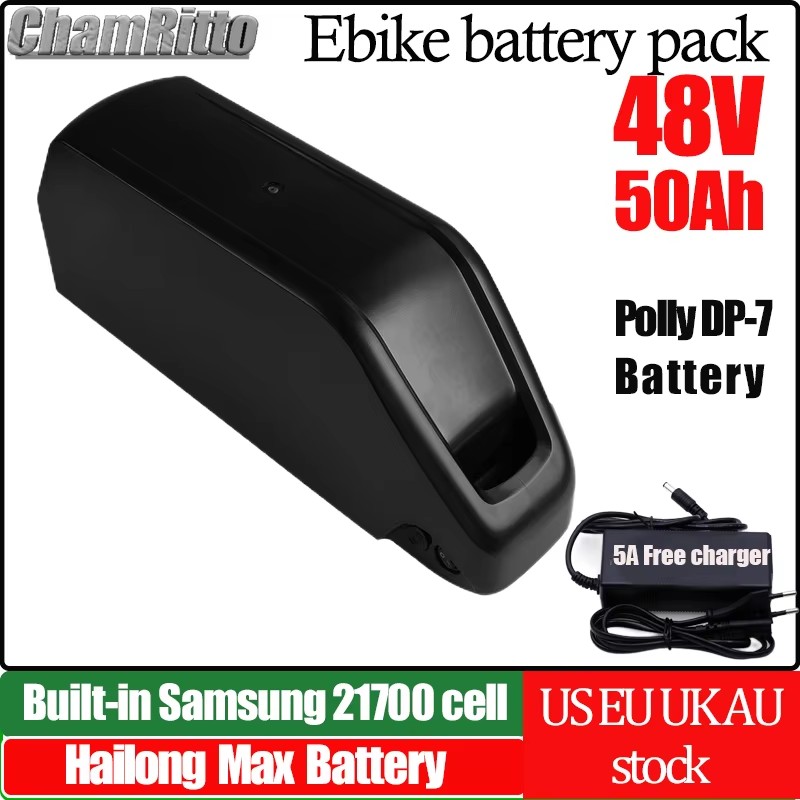 72V 50Ah 21700 Lithium Battery - E 자전거 Hailong chamrider 배터리 48v