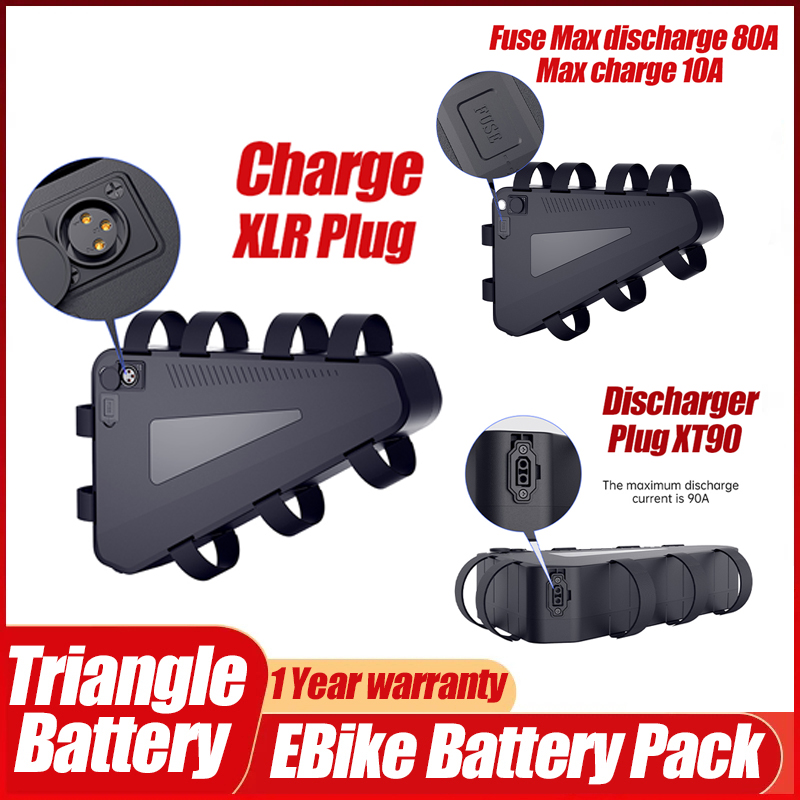전기 자전거 60V 72V 3000W 삼각형 배터리 3 - 72V 50Ah 21700 Lithium Battery 리뷰 및 가격