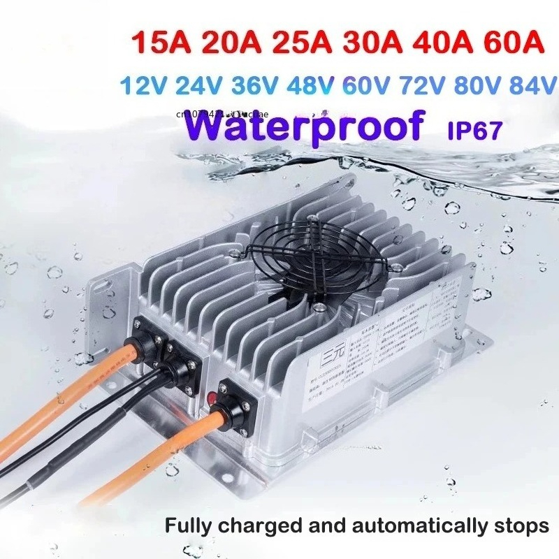 24V 48V 60V 72V 80V 84V 100.8V - 72V 15A Fast Charger 리뷰 및 가격