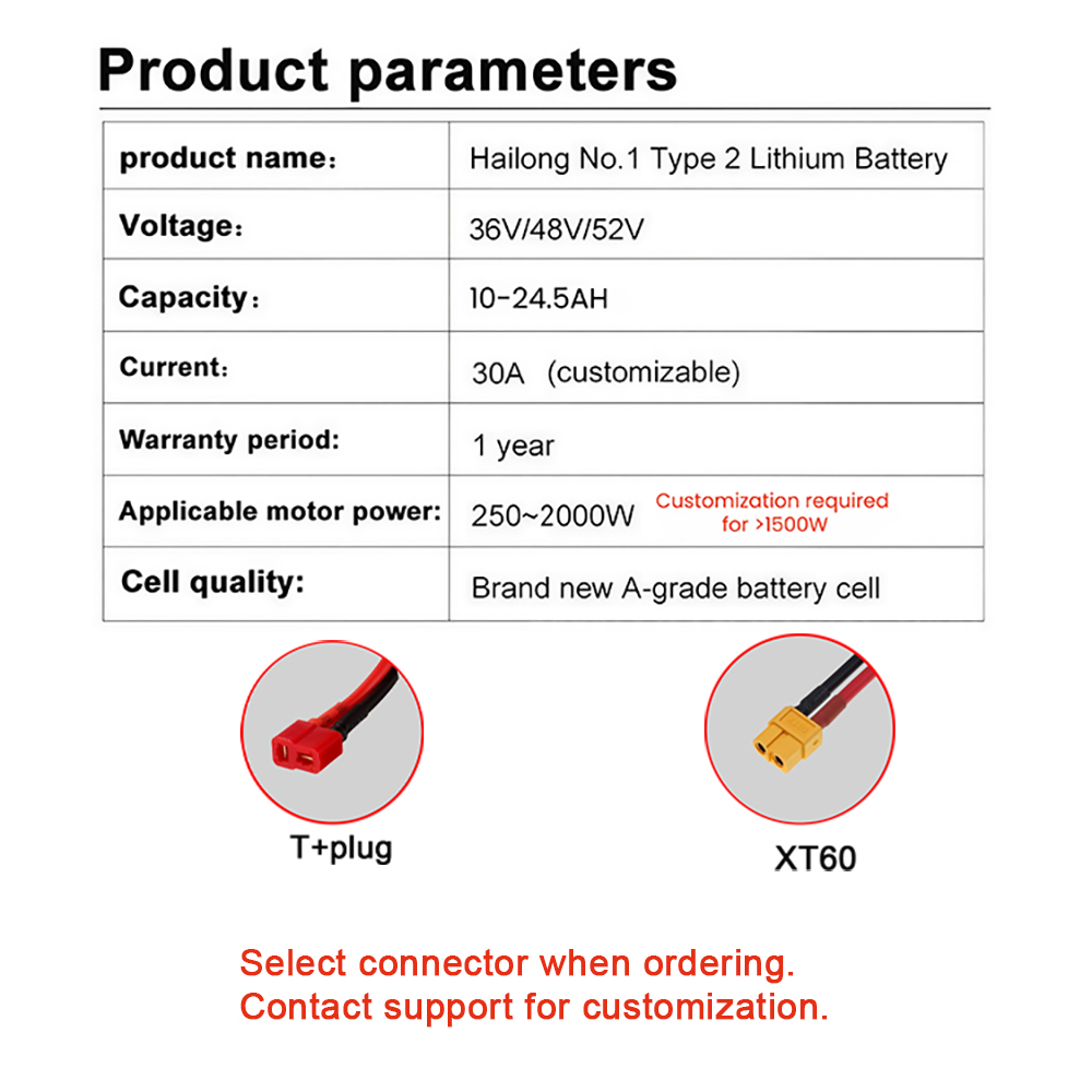 하이롱 전기 자전거 배터리 팩 36V 48V 52V 장 - 60V 50Ah Electric Scooter Battery 리뷰 및 가격