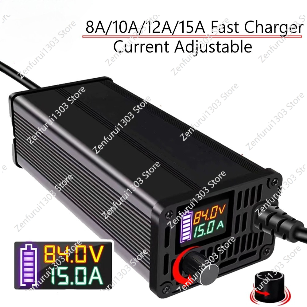 10A 15A 24V 48V 58.4V 72V 60V  - 72V 15A Fast Charger 리뷰 및 가격