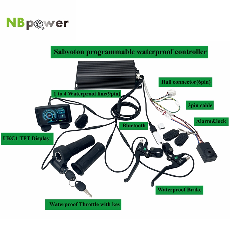 프로그래밍 가능한 Sabvoton SVMC 72V 80 - 72V 100A Sabvoton Controller 리뷰 및 가격