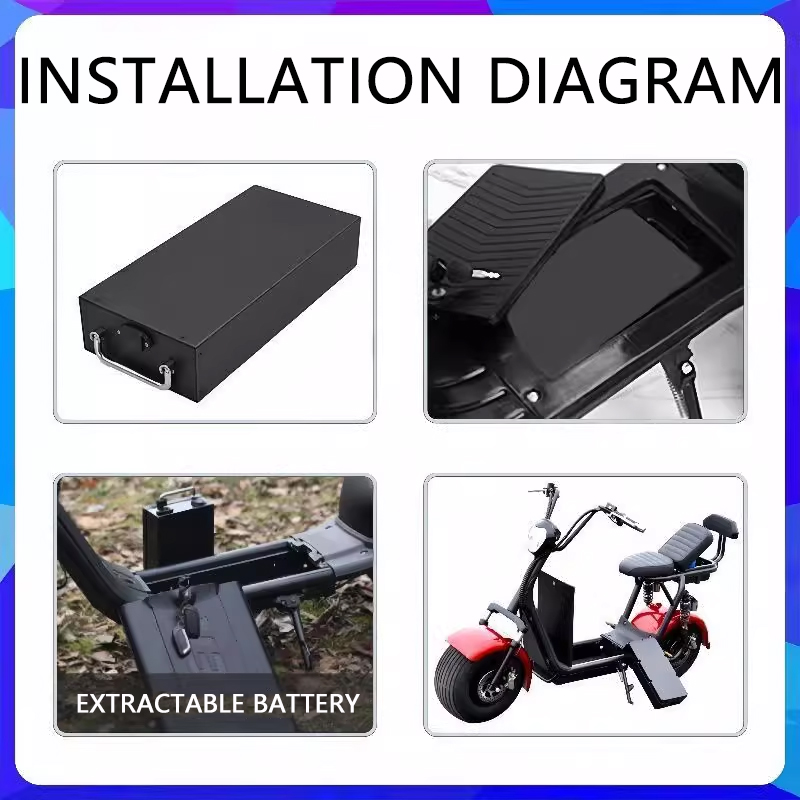 할리 배터리용 60V 20AH -40AH 리튬 배터리  - 60V 50Ah Electric Scooter Battery 리뷰 및 가격