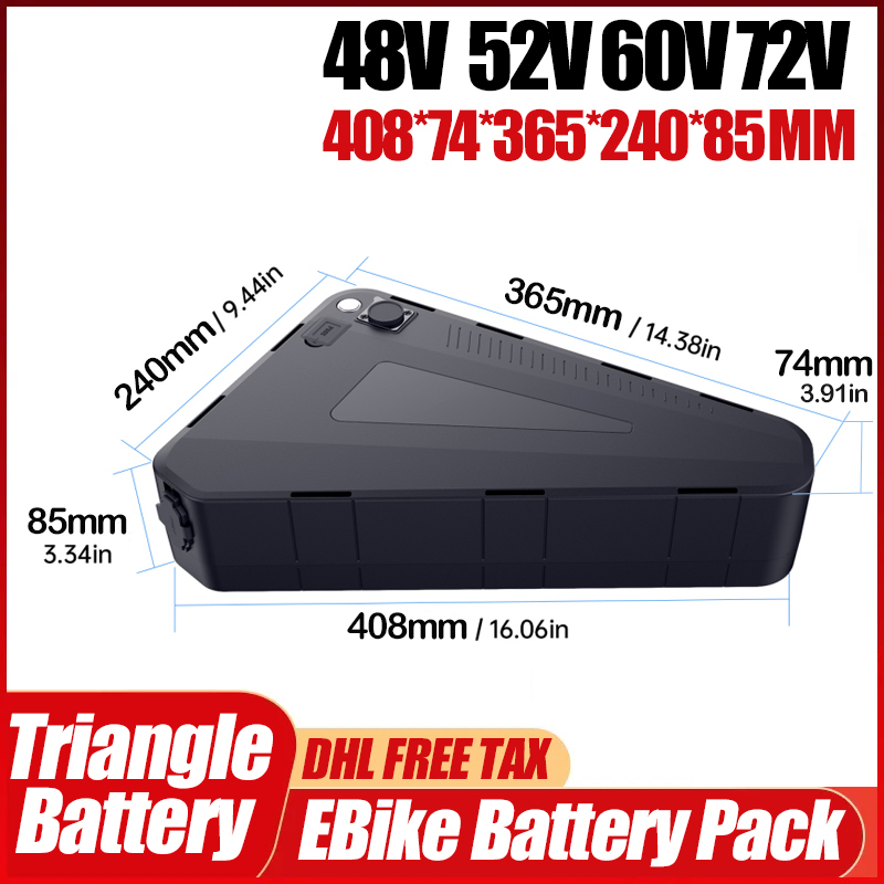 전기 자전거 36V 48V 52V 2000W 배터리 3 - 72V 50Ah 21700 Lithium Battery 리뷰 및 가격