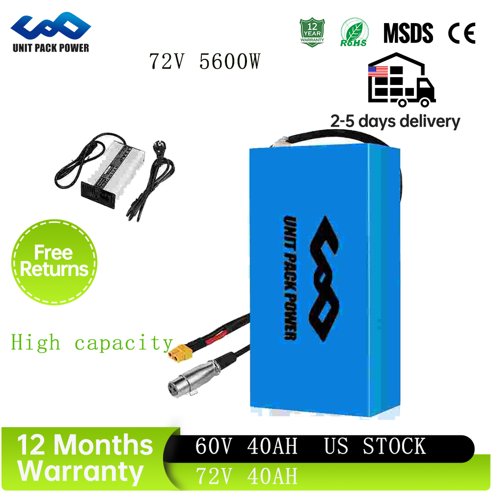 48V 40Ah 60V 72V 전기자전거 배터리 팩 5 - 72V 40Ah Lifepo4 Battery Pack 리뷰 및 가격